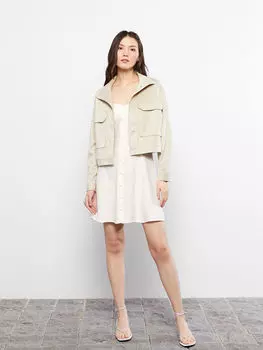 Женское платье с прямым ремешком и воротником в форме сердца, комбинация для матери и дочери LCW Casual