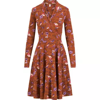 Женское платье с шалью Shalala Tralala Blutsgeschwister, коричневый