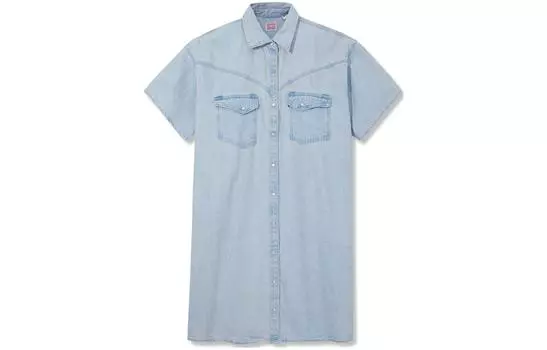 Женское платье с шортами и рукавами Levi's levi’s, цвет Blue