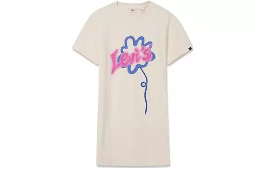 Женское платье с шортами и рукавами Levi's levi’s, цвет Beige