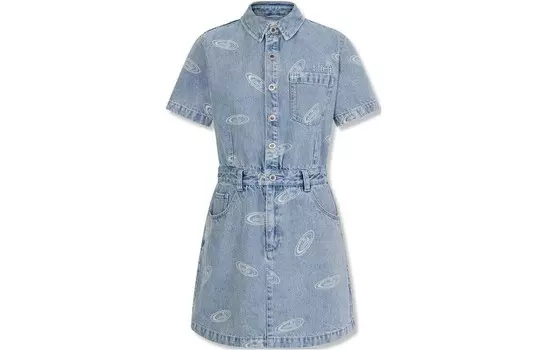 Женское платье с шортами и рукавами Levi's levi’s, цвет Blue