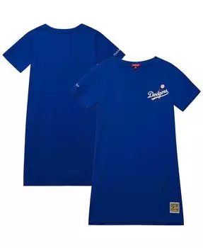 Женское платье с v-образным вырезом Royal Los Angeles Dodgers Cooperstown Collection Mitchell & Ness