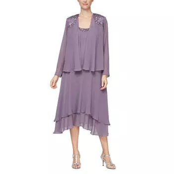 Женское платье SLNY, цвет icy orchid