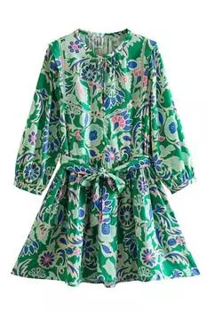 Женское платье SUNDAYUP, зеленый