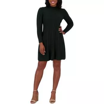 Женское платье-свитер Petites из текстурированного акрила Jessica Howard, цвет hunter