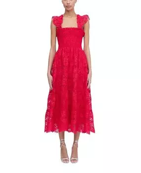 Женское платье The Ellie Nap Dress Hill House Home, красный