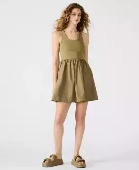 Женское платье Tottenham Fit & Flare Steve Madden, зеленый