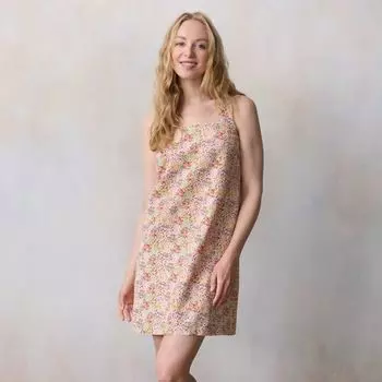 Женское платье-трапеция с квадратным вырезом Lc Lauren Conrad, цвет multi mixy ditzy