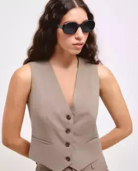 Женское платье-жилет Tintoretto, хаки