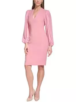 Женское плиссированное коктейльное платье выше колена Vince Camuto, цвет mauve