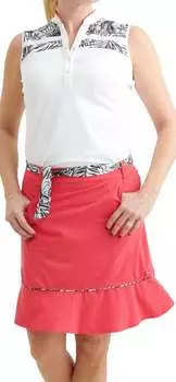 Женское поло Anne без рукавов в цвете Palm Abacus Sportswear US