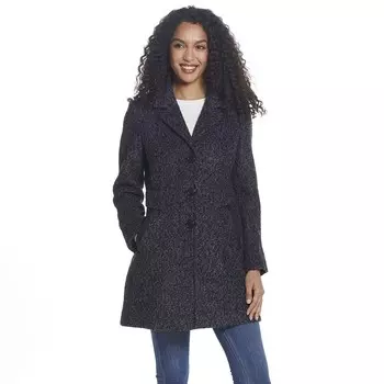 Женское полушерстяное пальто Gallery Gallery, черный