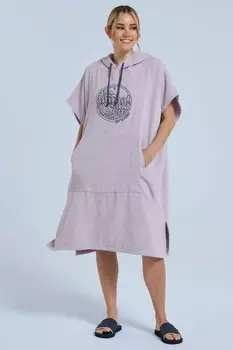 Женское пончо для полотенец Анны Animal, фиолетовый