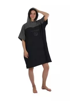 Женское пончо для серфинга Kuta normani, черный