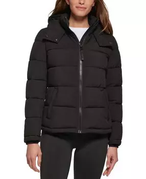 Женское пуховое пальто с капюшоном Calvin Klein, мульти