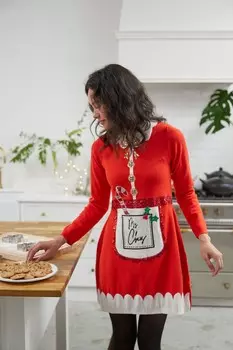 Женское рождественское платье джемпер Society 8, черный