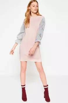 Женское розовое платье 8KAL96582OT Koton, розовый