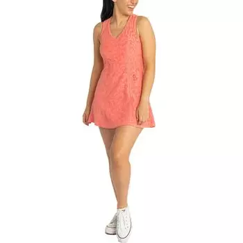 Женское розовое платье Lusso St. Louis Cardinals Tess Cheetah с v-образным вырезом и борцовской спиной