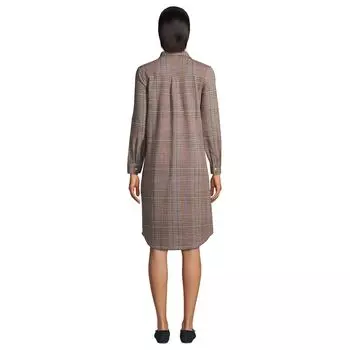 Женское спортивное трикотажное платье-рубашка Lands End Lands' End