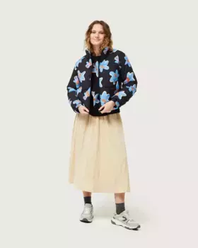 Женское стеганое пальто с цветочным принтом Compaa Fantstica, мультиколор