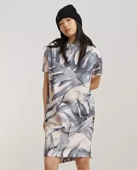 Женское свободное платье-футболка с принтом G-Star Raw, мультиколор