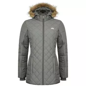 Женское темно-серое пальто с капюшоном Ellesse, серый