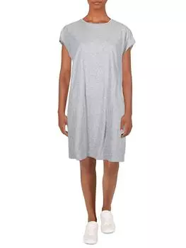 Женское удобное платье-футболка миди Eileen Fisher, цвет dark pearl