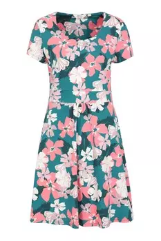 Женское УФ платье с рисунком орхидеи Mountain Warehouse, синий