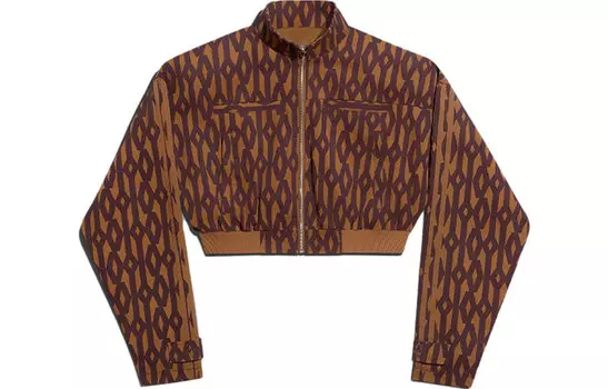 Женское укороченное пальто Adidas Originals, цвет Brown