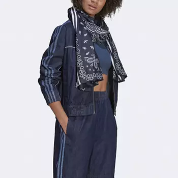 Женское укороченное пальто Adidas Originals, цвет Indigo