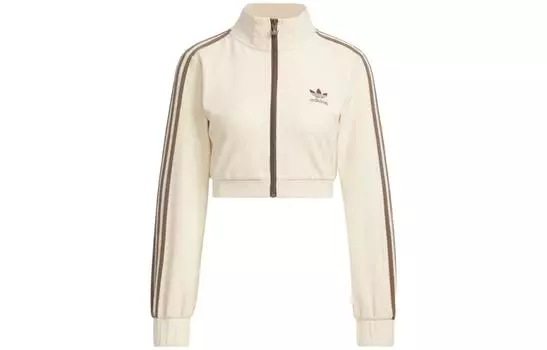 Женское укороченное пальто Adidas Originals, цвет Beige