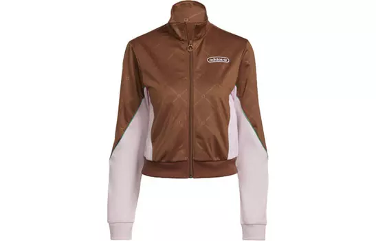 Женское укороченное пальто Adidas Originals, цвет Brown