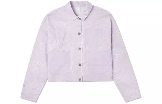 Женское укороченное пальто Converse, цвет Purple