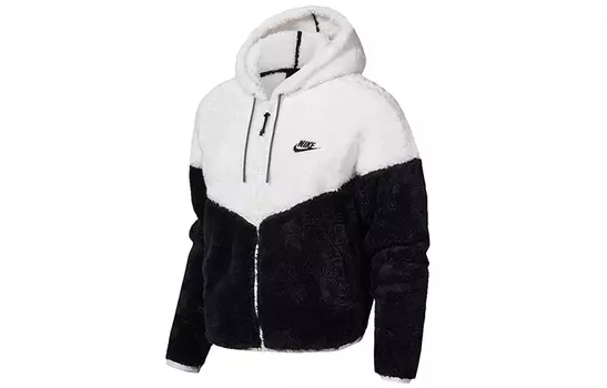 Женское укороченное пальто Nike, цвет Black/White