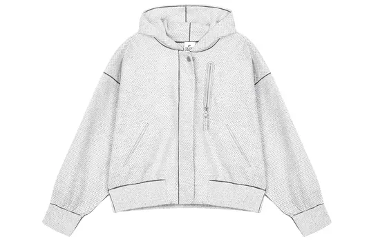 Куртка Nike Cropped, светло-серый