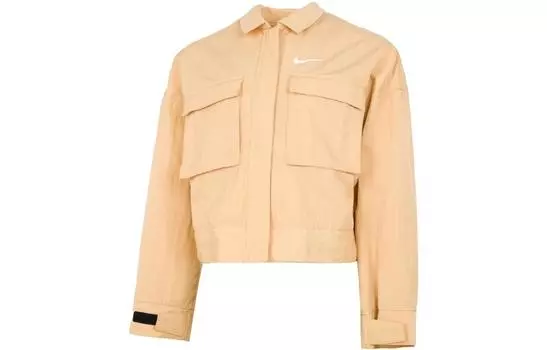 Женское укороченное пальто Nike, цвет Orange