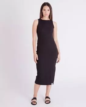 Женское узкое платье без рукавов Calvin Klein Jeans, черный