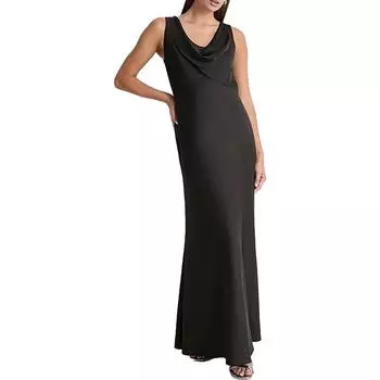 Женское вечернее платье из полиэстера с рюшами DKNY