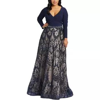 Женское вечернее платье макси с пайетками Mac Duggal