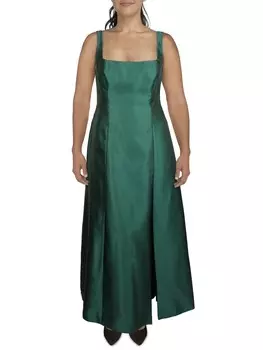 Женское вечернее платье макси со вставками Alfred Sung, цвет Hunter