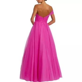 Женское вечернее платье на один плечо Mac Duggal, цвет Magenta