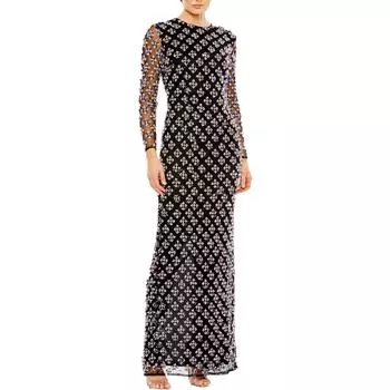Женское вечернее платье с декором Mac Duggal