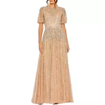 Женское вечернее платье с декором Mac Duggal