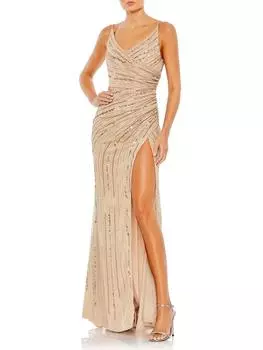 Женское вечернее платье с пайетками и бисером Mac Duggal