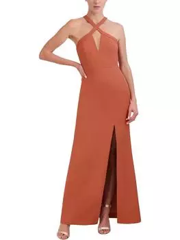 Женское вечернее платье с перекрестным вырезом BCBGMAXAZRIA