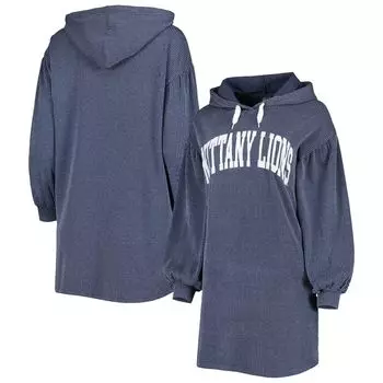 Женское винтажное потертое платье Gameday Couture темно-синего цвета Penn State Nittany Lions Game Winner