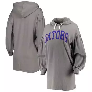 Женское винтажное выстиранное платье Gameday Couture Florida Gators Game Winner серого цвета