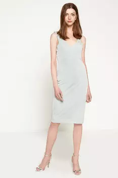 Женское зеленое платье Koton, зеленый