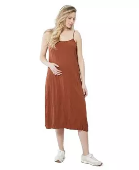 Женское жатое платье-комбинация для беременных Ingrid + Isabel