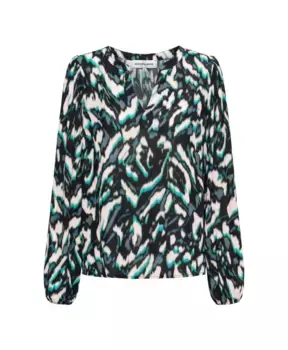 Женственная блузка верх минеральная &Co Woman, мультиколор